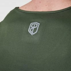 Born Primitive The Athleisure Pocket Tank (Tactical Green- Ash)
