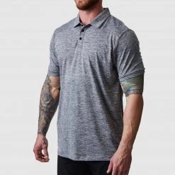 Born Primitive The Athleisure Polo (Heather Grey)