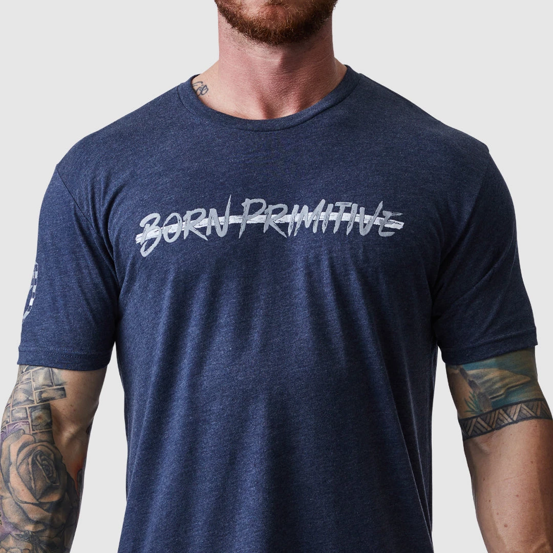 Born Primitive The Valor Tee (Thin White Line) 5 Born Primitive The Valor Tee (Thin White Line)