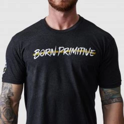 Born Primitive The Valor Tee (Thin Gold Line) Patriotic