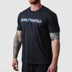 Born Primitive The Valor Tee (Thin Blue Line) Tops