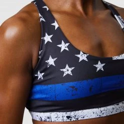 Born Primitive Thin Blue Line Vitality Sports Bra (Police Edition)