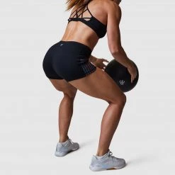 Born Primitive Rise & Grind Booty Shorts (Thin Red Line Gunmetal)