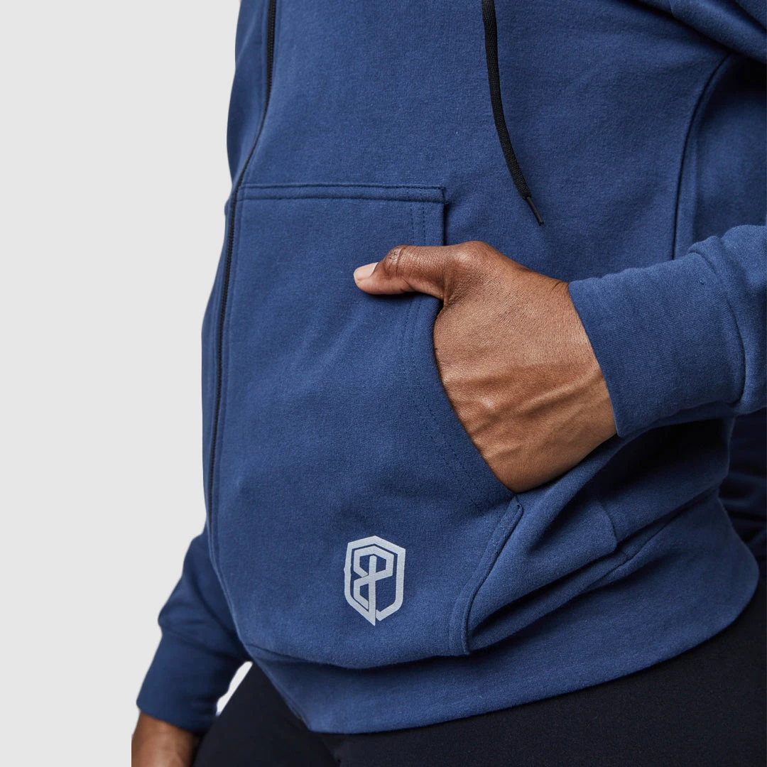 Born Primitive Zip Up Unmatched Unisex Hoodie (Navy) 7 Born Primitive Zip Up Unmatched Unisex Hoodie (Navy)