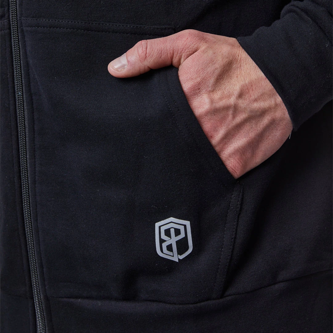 Born Primitive Zip Up Unmatched Unisex Hoodie (Black) Athleisure 6 Born Primitive Zip Up Unmatched Unisex Hoodie (Black) Athleisure