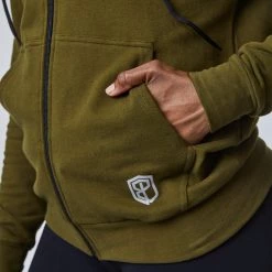 Born Primitive Zip Up Unmatched Unisex Hoodie (Tactical Green) Athleisure 10 Born Primitive Zip Up Unmatched Unisex Hoodie (Tactical Green) Athleisure