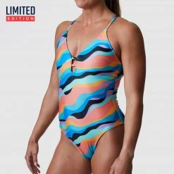 Born Primitive New Arrivals Cruisin' One Piece Swimsuit (70's Waves)