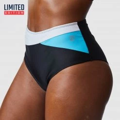 Born Primitive Tropics Bikini Bottom (Black/White/Tahiti Blue)