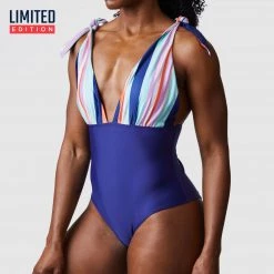 Born Primitive Oasis One Piece Swimsuit (Nautical/Navy)