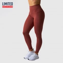 Born Primitive The Rise Leggings (Brick Red)