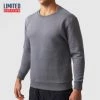 Born Primitive Male Waffle Crewneck Pullover (Slate) Athleisure 2 Born Primitive Male Waffle Crewneck Pullover (Slate) Athleisure
