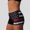 Born Primitive Patriotic Double Take Booty Shorts 2.5 (Thin Red Line Edition)