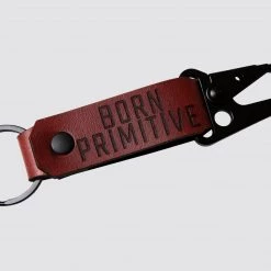 Accessories/Hats Born Primitive Leather Keychain (Oxblood)