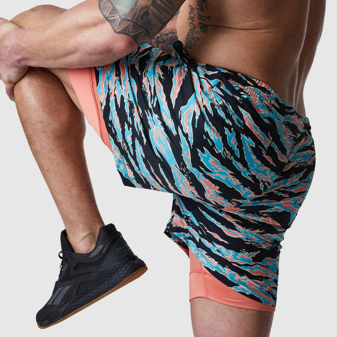 Born Primitive The Vibe Short W/ Compression (Miami Tiger Stripe W/ Compression Liner) New Arrivals 8 Born Primitive The Vibe Short W/ Compression (Miami Tiger Stripe W/ Compression Liner) New Arrivals