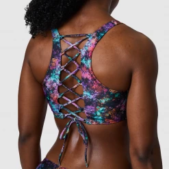 Born Primitive The Primitive Bikini Top (Rainbow Dust)