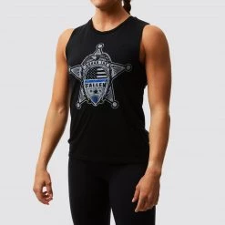 Born Primitive Patriotic Honor The Fallen 2.0 Flowy Muscle Tank (Thin Blue Line Edition)