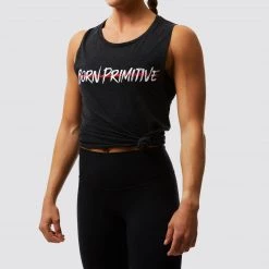 Born Primitive The Valor Tank Flowy Muscle Tank (Thin Red Line)