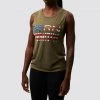 Born Primitive The Patriot Brand 2.0 Flowy Muscle (OD Green)