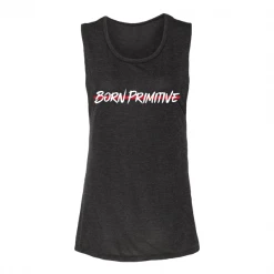 Born Primitive The Valor Tank Flowy Muscle Tank (Thin Red Line)