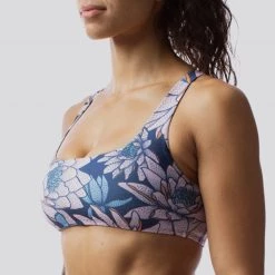 Born Primitive The Primitive Bikini Top (Water Lillies Navy) Clearance Vault